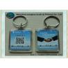 Acrylic Clear Plastic Photo Keychain , Mini Custom Definition Name Tag