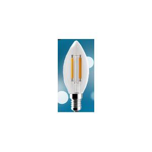 China led filament 3/4w candle glass 2 year warranty E14/27 lamp bulb indoor lamp new item light engineering decorative supplier