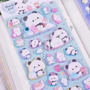 China 3D Cartoon Stickers Custom Foam Puffy Stickers Printing Cartoon Sticker Sheet For Kids supplier