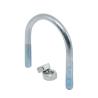 China Made in China Blue and White Galvanized U-bolt High Quality and Low-priced U-shaped Bolt Customizable U-shaped Pipe Clamp wholesale