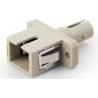 China Fiber Optic adapter SC to ST hybrid adapter Simplex  with plastic housing with different color cap wholesale