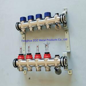 China Stainless Steel Radiant Floor Heating Manifold from Fenghua ZOZ Metal Products Co., Ltd. supplier