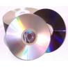 O disco personalizado DVD R da placa de 4.7GB Dvd R/CD R Replicated discos azuis