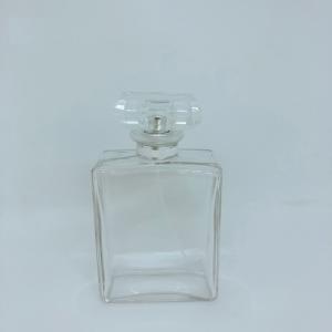 China 100ml No. 5 Perfume Bottle Glass Bottle, Empty Bottle, Bayonet Nozzle, Square Press, Cosmetics Bottle supplier