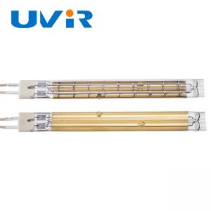 China 3500W Infrared Heating Element Tube Gold Short Wave For Dry Equipment supplier