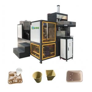 Small Pulp Moulding Machinery 25KW Bagasse Molded Pulp Packaging Machinery