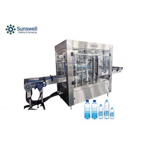 China 2000BPH Linear Detergent Filling Sealing Machine Gravity Filling For Dishwashing Liquid supplier