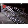 Square Silver Stage Light Truss / Lighting Truss System Aluminum For Outdoor 18m