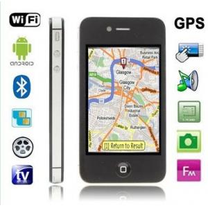 China 3.5inch Dual SIM quad band unlocked Android 2.3 Mobile Phone 4S with WIFI AGPS TV supplier