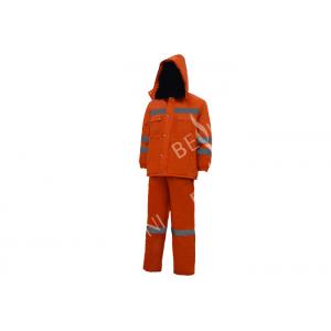 China Eco Friendly Hi Vis Workwear Hoodies , Winter Safety Jackets Reflective No Pilling supplier