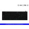 China Desktop IP68 Rubber Waterproof Keyboard with Function Keys and Backlight wholesale