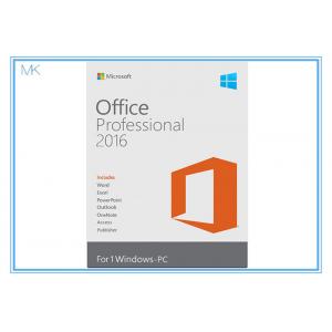 China Retail Box Microsoft Home And Office 2016 Retail Version Online Activate With USB supplier
