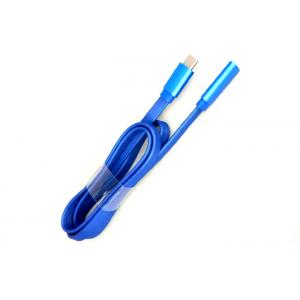 China 1M Data Transfer Type C Data Cable Flat Shape PVC Material 2A Output supplier