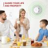 China UL Tuya Temperature Smoke Detector Kitchen Safe CO Fire Alarm System Alarm Sensor wholesale