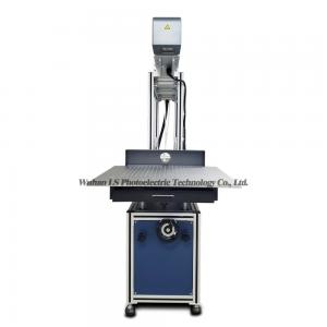 300*300mm CO2 glass tube laser marking machine for Jeans fabric and leather