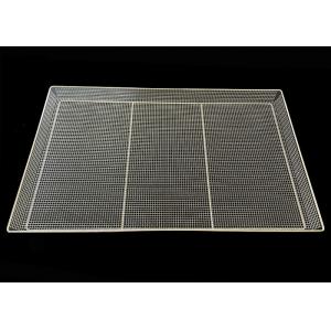 400 X 600 Mm Wire Mesh Trays Stainless Steel Crimped For Food Drying