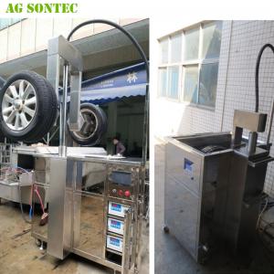 China Ultrasonic Tank Cleaing Machine Parts Washer To Clean Alloy Wheels Prior To Repairing 540L supplier