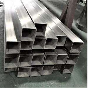 SUS 201 316 Stainless Steel Square Hollow Pipe Tube Welded For Building