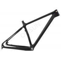 China Lightweight Fat Tire Bike Frame , Carbon Fat Frame Internal Cable Routing on sale