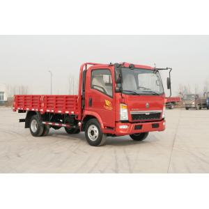 China 10 Ton 4x2 Sinotruk Howo7 Heavy Cargo Truck Red Color 6 Tires With Air Conditioner supplier