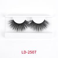 China Handmade Fluffy Volume Lashes , 5D Luxury Mink Lashes on sale