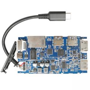 0.25OZ Electronics PCB Assembly With USB Card Reader VGA RJ45 PD Charging Port