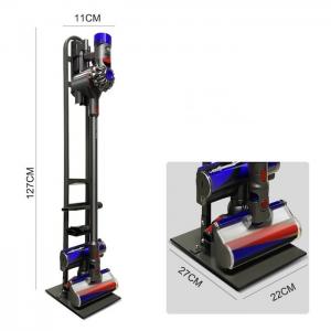 Custom 3mm H127cm Metal Houseware Dyson Vacuum Cleaner Storage Rack Hole Free