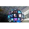 China Video/Text/Image Display Sphere LED Screen with Front Service Maintenance Method Module Size 320*160mm wholesale
