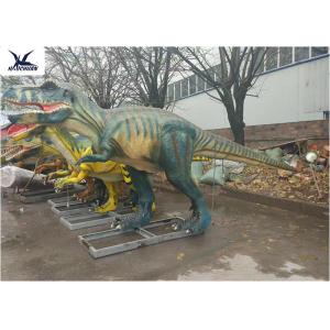 Dinosaur Garden Ornaments , Educational Playground Life Size Dinosaur Replicas 