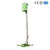 Portable Aluminum Aerial Work Platform Single Mast Man Lift 8 Meters Lifting