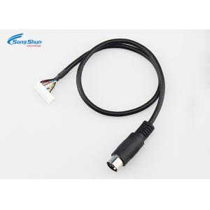 China Conector plástico do punho do soquete fêmea do chicote de fios do fio do cabo do rádio da tomada do ruído de 5 Pin supplier