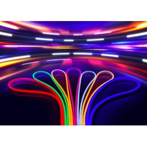 China luz de néon do cabo flexível do silicone da abóbada do ângulo de feixe 120Degree, mudança da cor de 12/24Volt RGB supplier