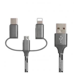 China Magnetic Electrical Usb Data Cable , Huawei Mobile Phone Phone Data Transfer Cable supplier