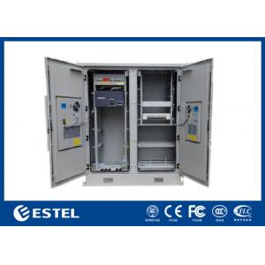 China Two Compartments Base Station Cabinet Outdoor Telecom Cabinet supplier