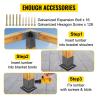 China Advanced Outdoor Spaces Steel Pergola Kit with Wood Stand and Customized Brackets wholesale
