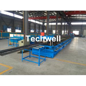 Steel Ladder Cable Tray System Roll Forming Machine With Auto Size Changing System