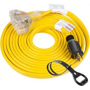 Generator PVC Power Cord , 25Ft Generator Power Extension Cord 50 Amps