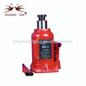 China Hydraulic Bottle Car Jack , Aluminum Racing Jack Portable Red Color supplier