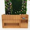 Multi Functional Cosmetic Store Furniture Durable With Multiple Wood Texture