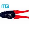 China 22 - 10 AWG Wire Terminal Crimper , MG - 03C Carbon Steel Electrical Terminal Crimping Tool wholesale