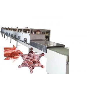 China Continuously Type Sea Food Microwave Thawing System supplier