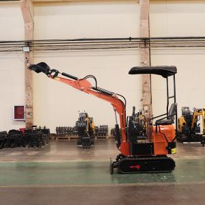 8.2kw Home Mini Hydraulic Excavator With Telescopic Track Frame Rubber Track