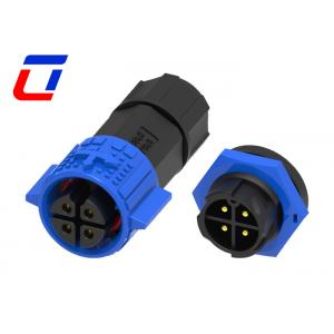 15A 4 Pin Waterproof Power Led Quick Connector For Electric Power Equipment