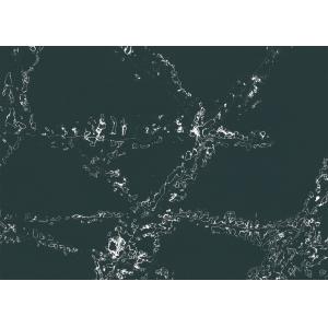 High Tenacity Honed Black Quartz Countertops 93% Natural Quartz 7% Resin