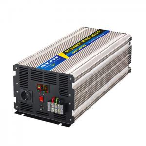 China Real Power 24V To 220V 6KW Pure Sine Wave Inverter wholesale