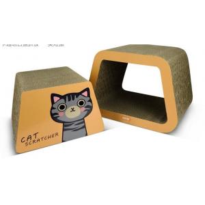 China 100% Harmless Cat Cube Cardboard Abrasion Resistance Textured Scratching Surface wholesale