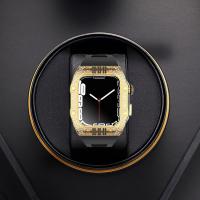 China Carbon Fiber Square 45mm Watch Case With Scratch Resistant Features on sale
