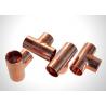 Residential Refrigeration Copper Tubing Pipe Fittings Copper Equal Tee Easy To