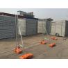 Portable Security Fence Panels Free Standing Chain Link Fence 2100mm X 2400mm