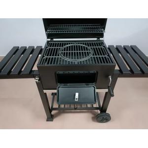 China Outdoor 24Inch Movable Foldable Charcoal Barbecue Grill With Motor supplier